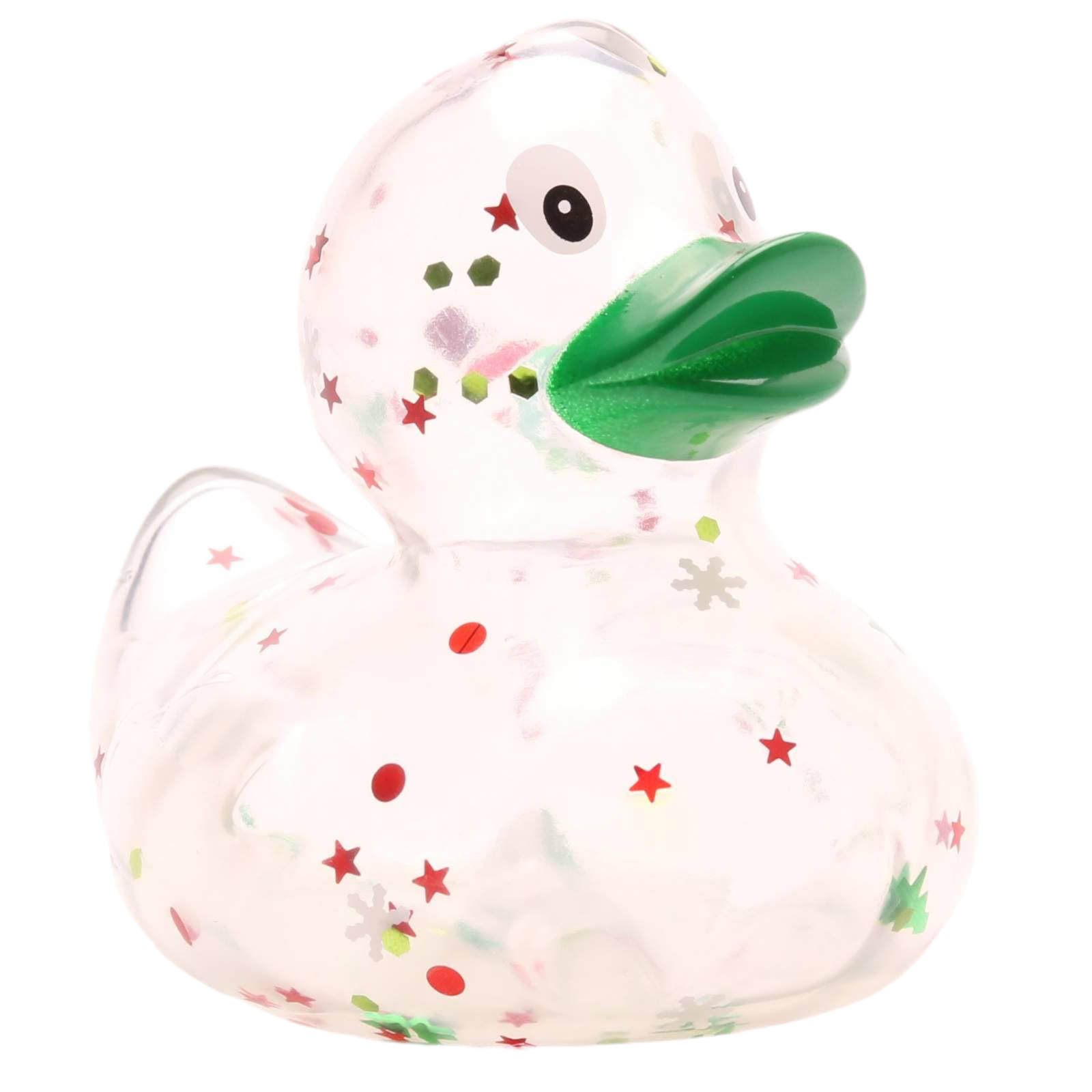 canard classique a paillettes de noel vert