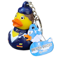 Porte-clés Canard Hôtesse de l'air Brune