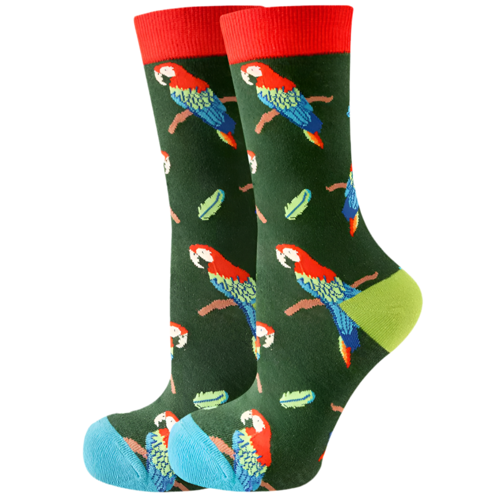 chaussettes perroquets mrcol
