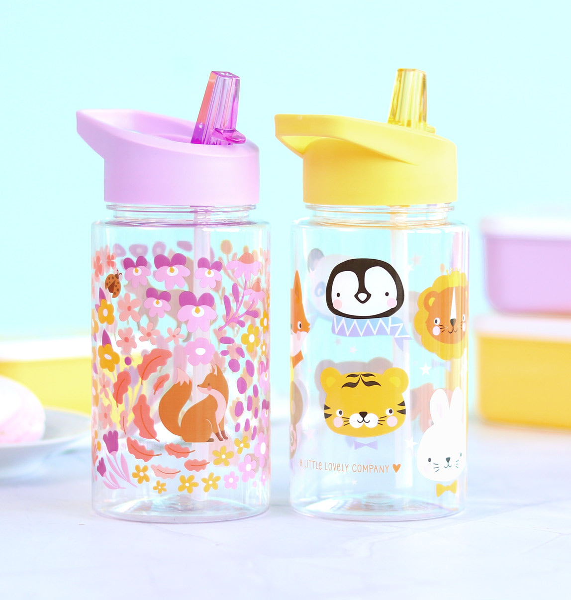 Gourde enfant - Amis des animaux – vue 6 – A Little Lovely Company