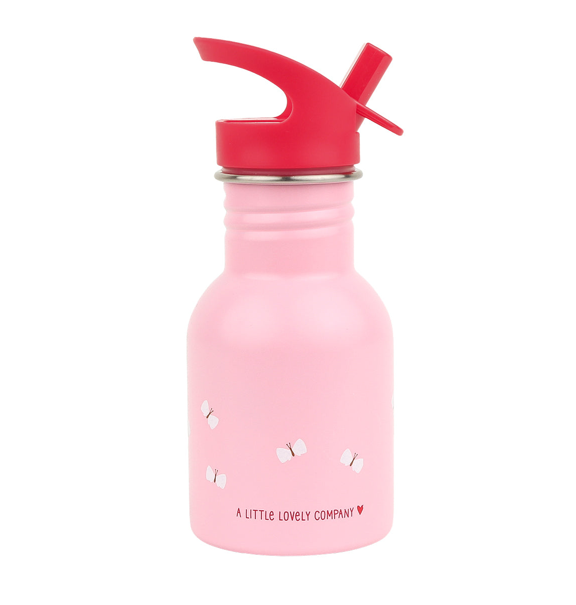 Petite gourde en inox - Cerises joyeuses – vue 4 – A Little Lovely Company