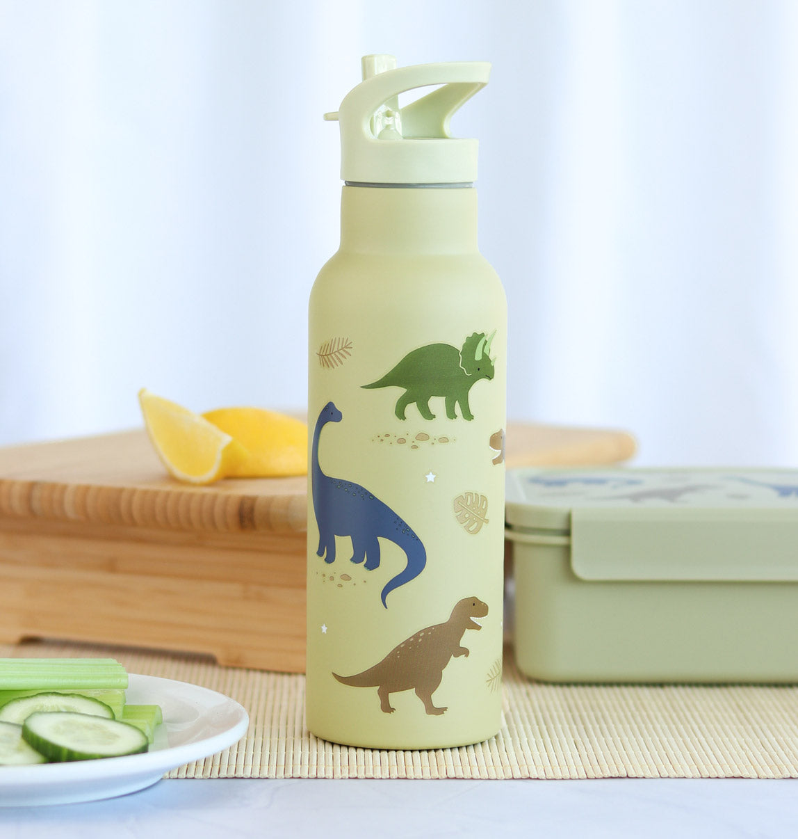 Gourde XL en inox - Dinosaures