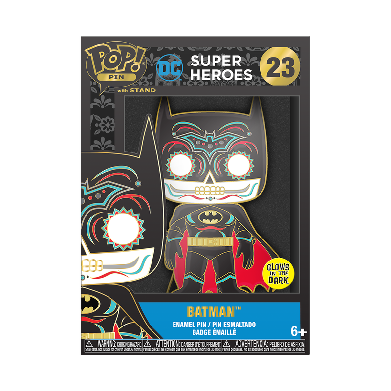 pop pin batman dia de los dc glow 23