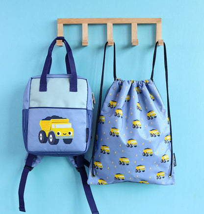 Sac à cordons enfant - Camion-benne – vue 6 – A Little Lovely Company