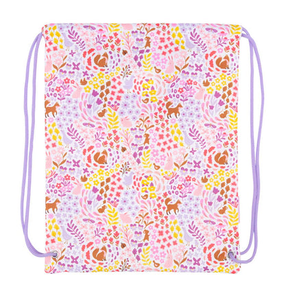 Sac à cordons enfant - Jardin fleuri – vue 4 – A Little Lovely Company