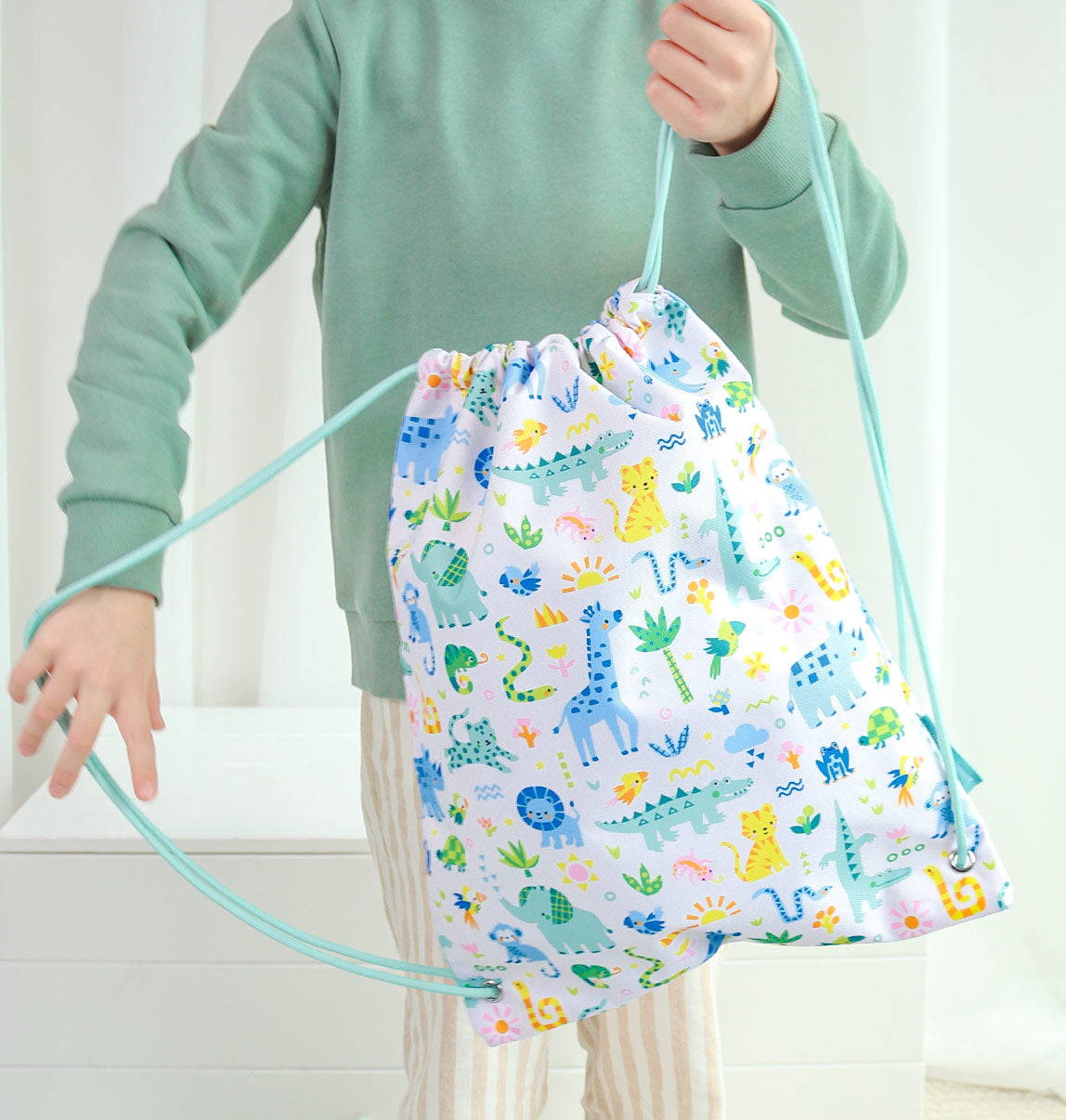 Sac à cordons enfant - Jungle