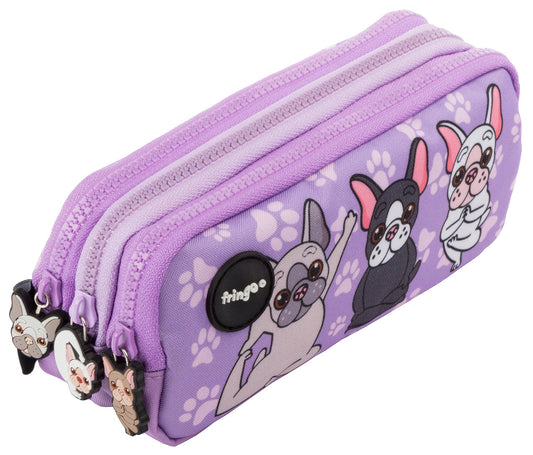 Frenchie Yoga Trousse scolaire