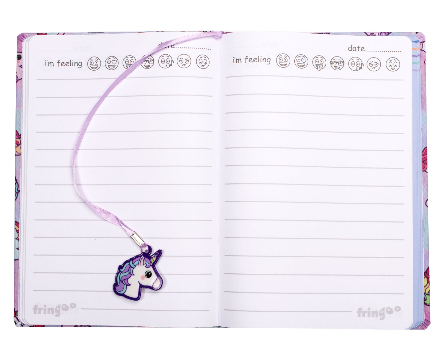 Carnet – pastel licornes