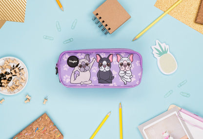 Frenchie Yoga Trousse scolaire