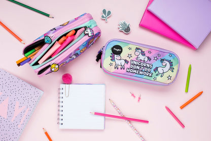Trousse scolaire – licorne & Homework
