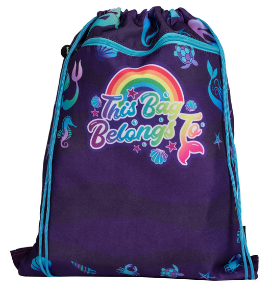 Sac à cordon- violet sirènes