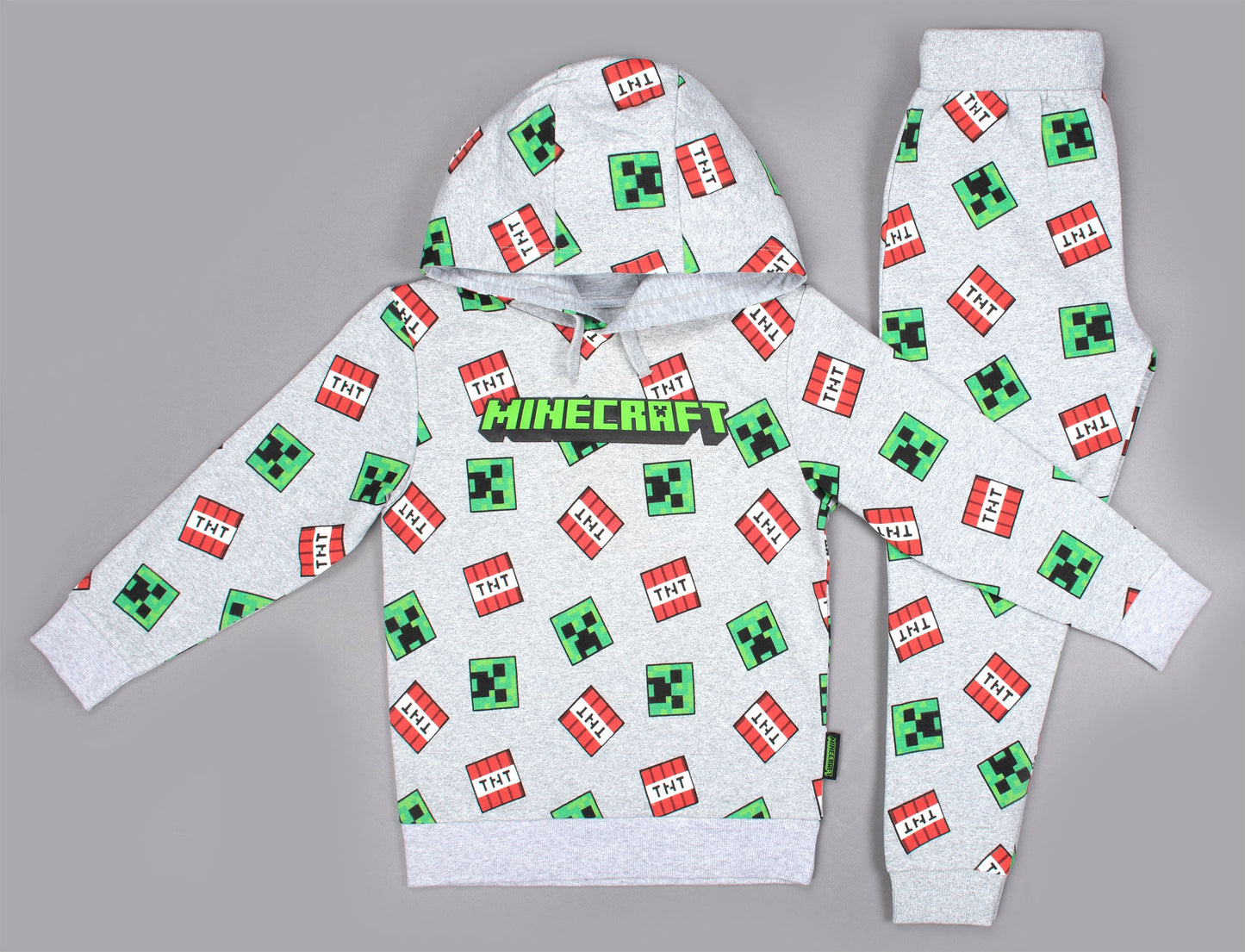 Minecraft Joggers – gris Pattern