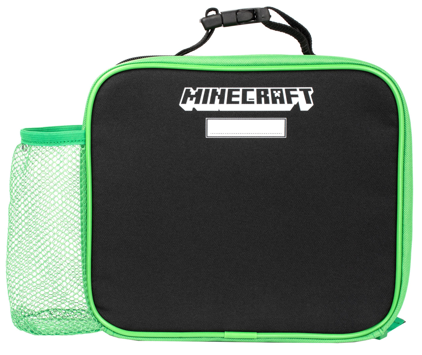 Minecraft Sac repas with Mesh Pocket – gris Pixel Creeper