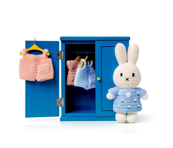 Peluche all'uncinetto Miffy il coniglio - Vestito a tulipano 