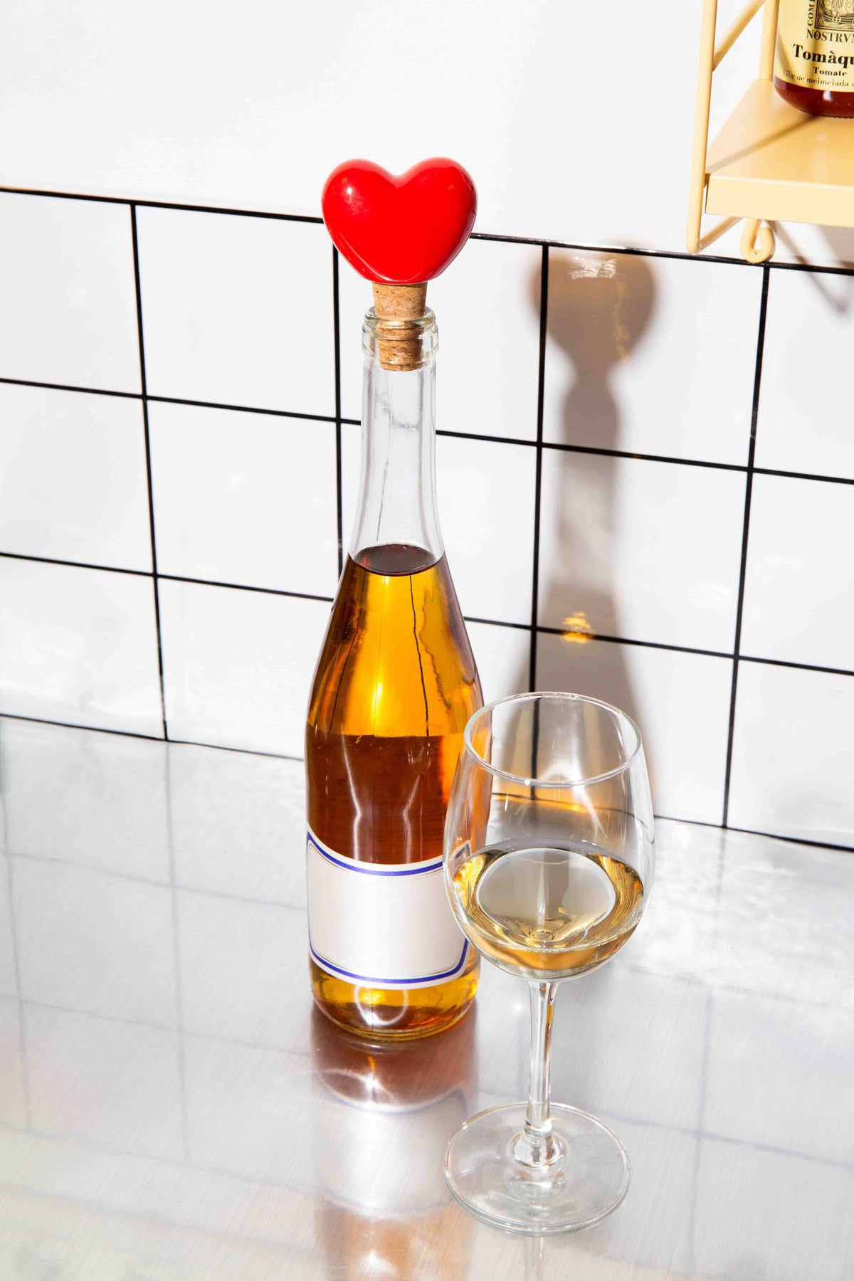 Bouchon de Bouteille Cœur Love