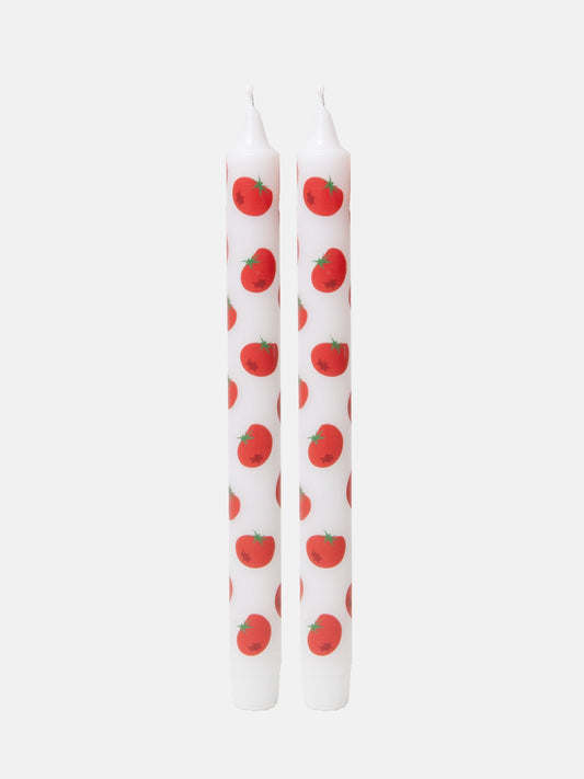 Dolce Vita Tomato Taper Candles