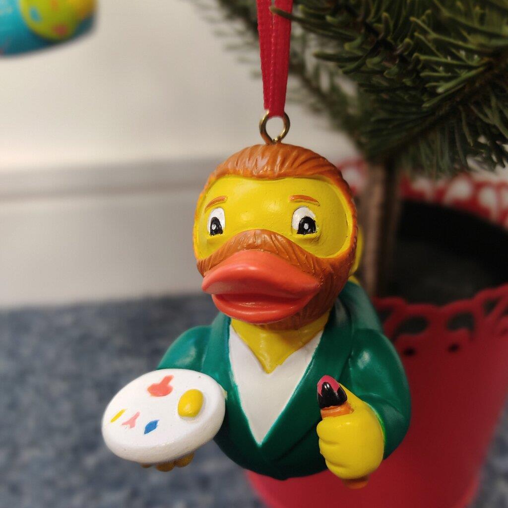 Ornement Canard Van Gogh Yarto | Boule de Noël canard Vincent Van Gogh