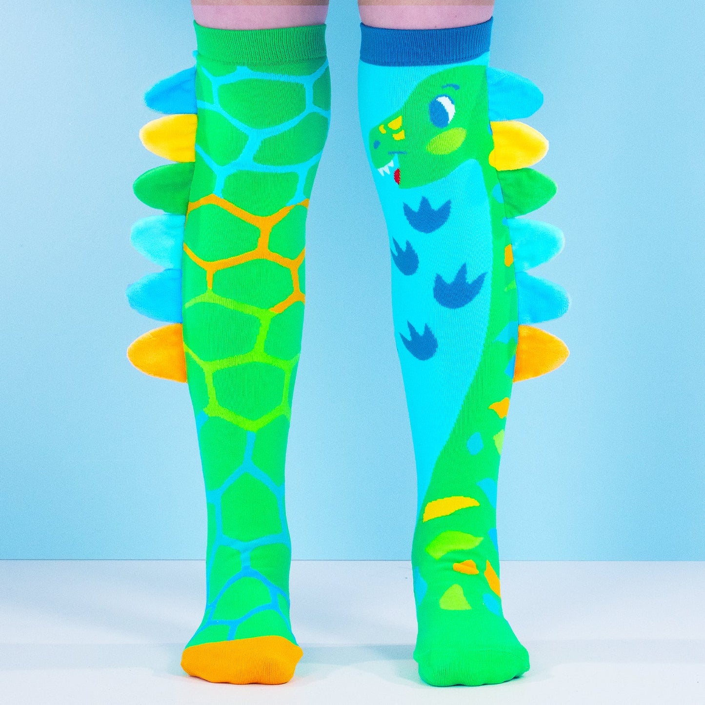 GREEN ROAR DINOSAUR SOCKS