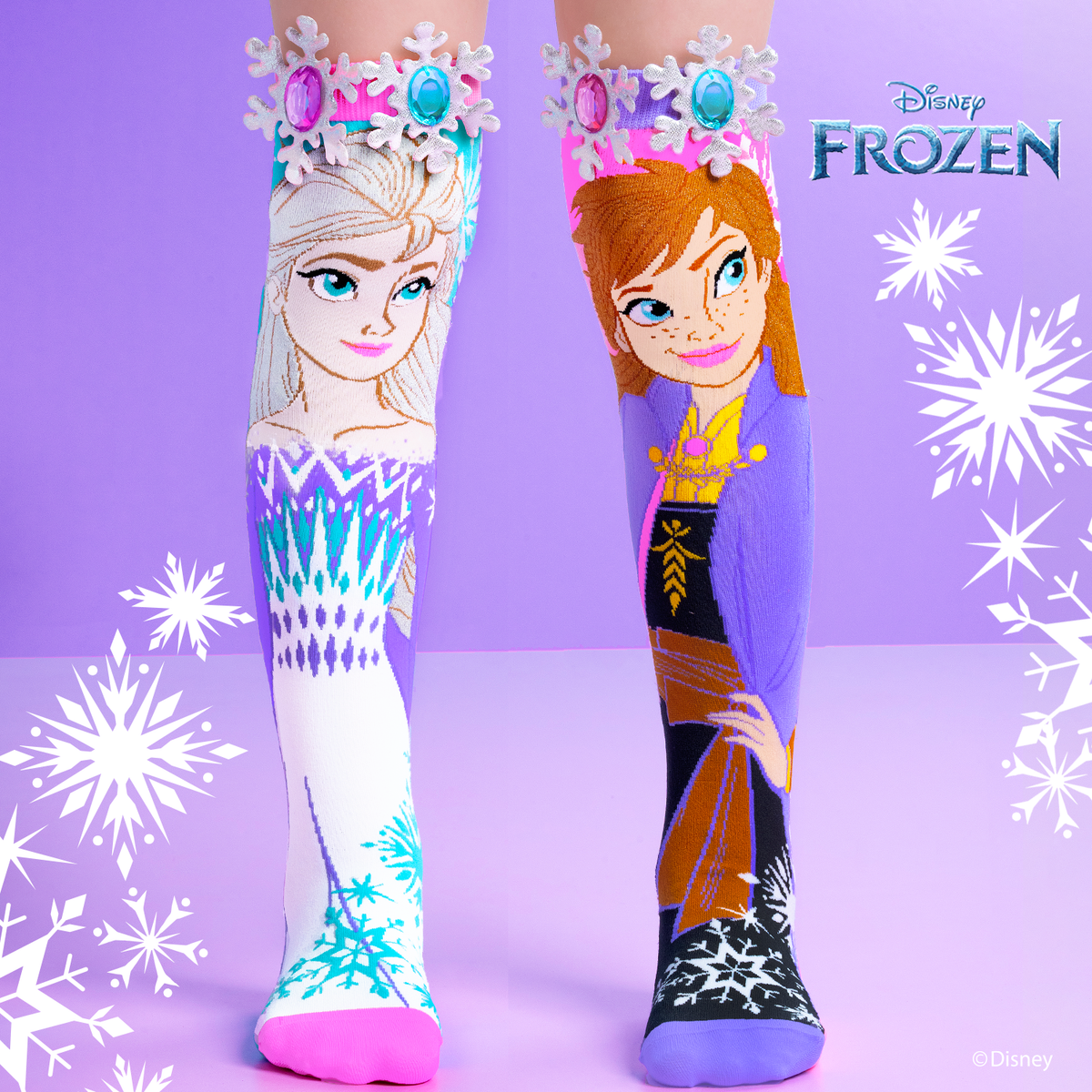 Chaussettes Disney Frozen Sisters Elsa et Anna – MADMIA
