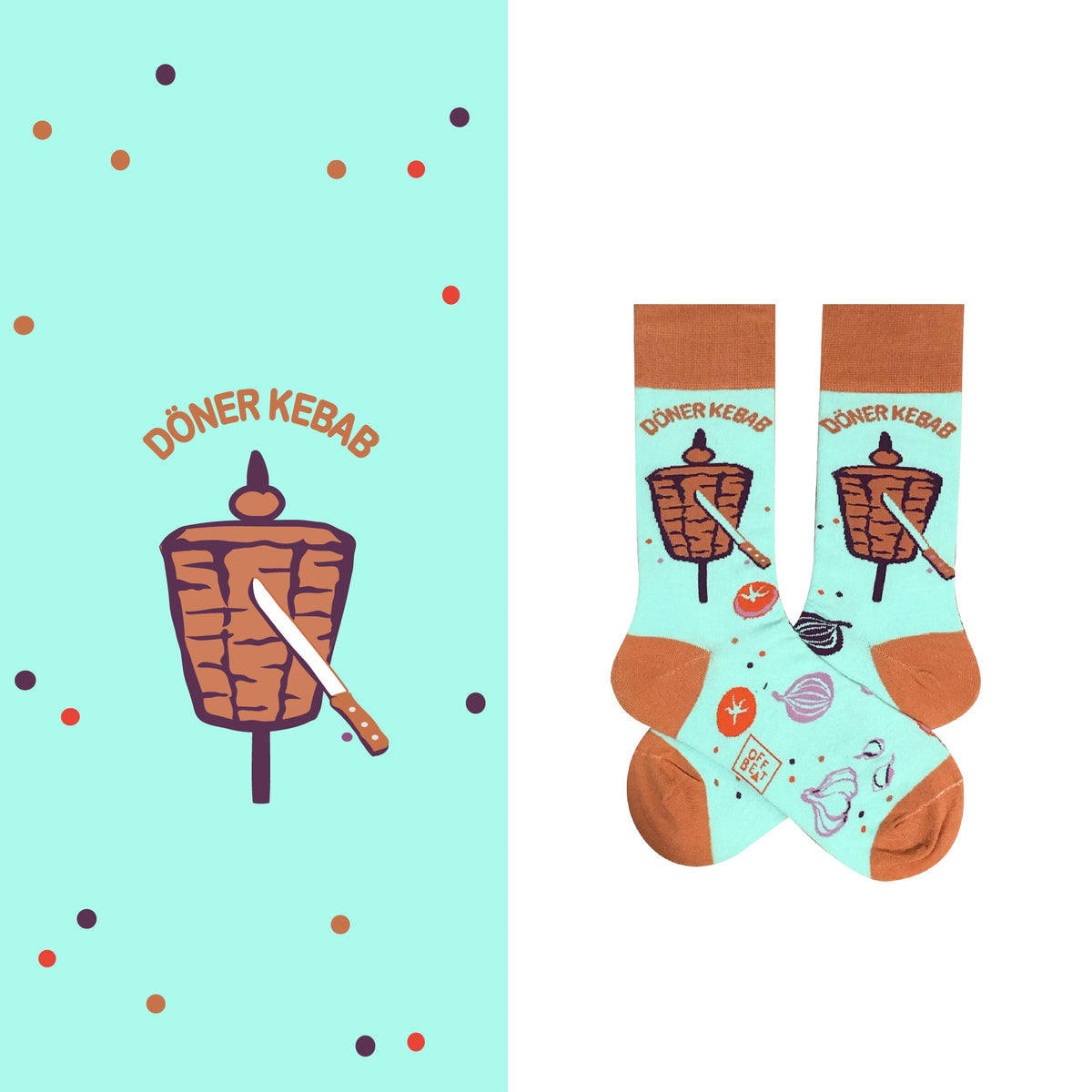 Chaussettes Döner Kebab de Berlin