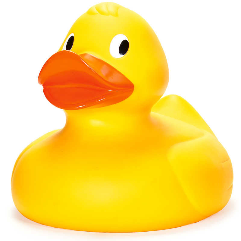 Piscina gigante pato amarillo