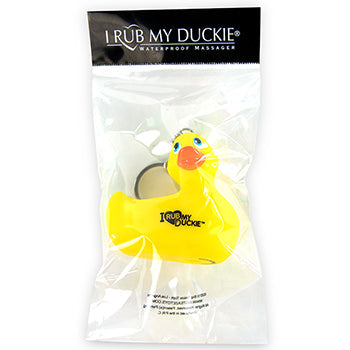 Porte-clés Canard Jaune "I Rub My Duckie"