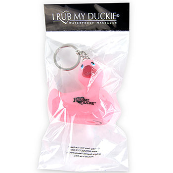 Rose Duck Keychain "Me froto a mi Duckie"