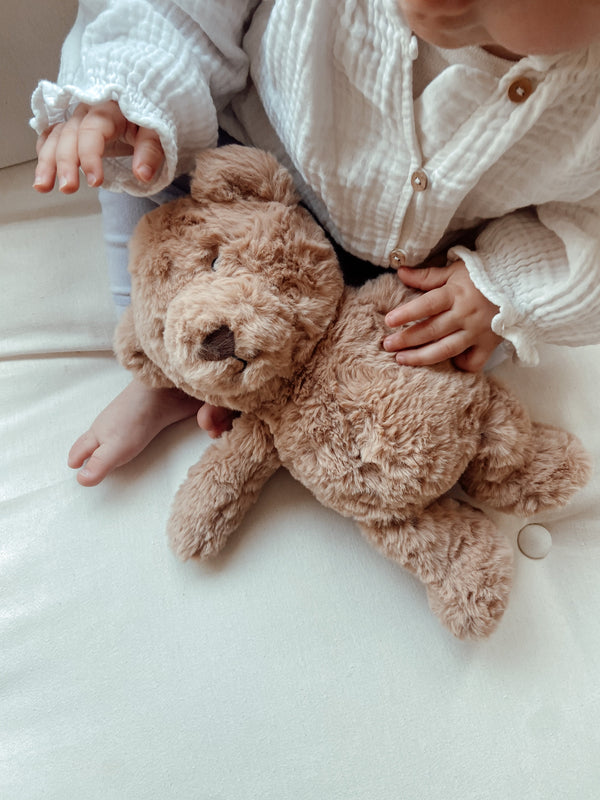 Peluche Lou l'orso rumore bianco