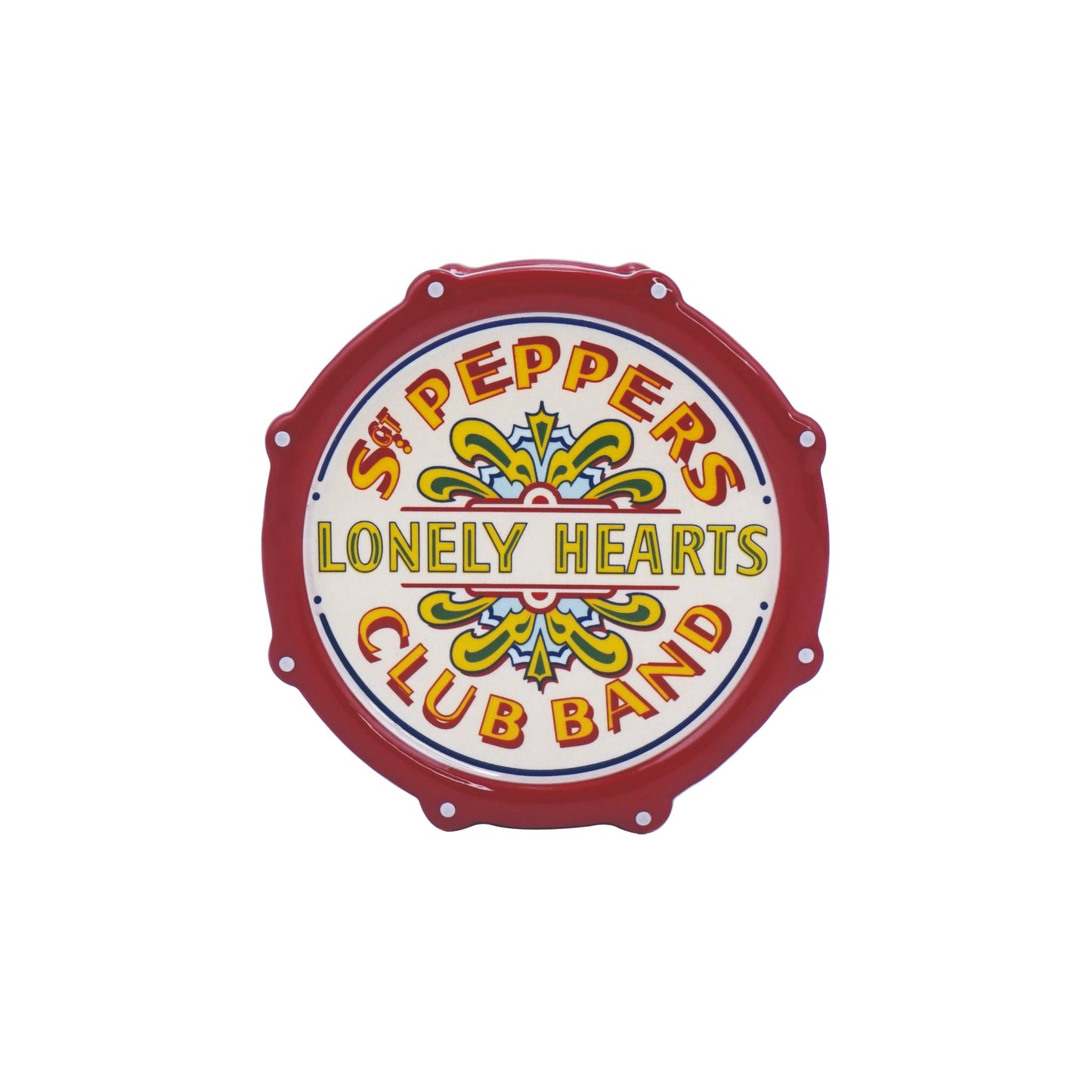 Lot de 2 coquetiers sculptés The Beatles - Sgt. Pepper