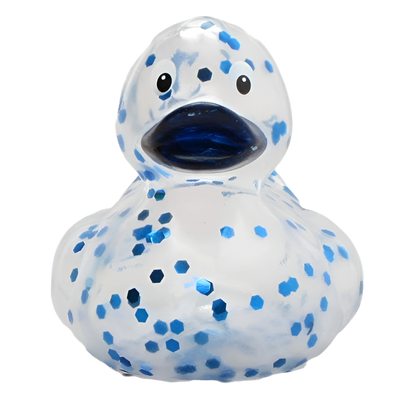 Blue Glitter Duck