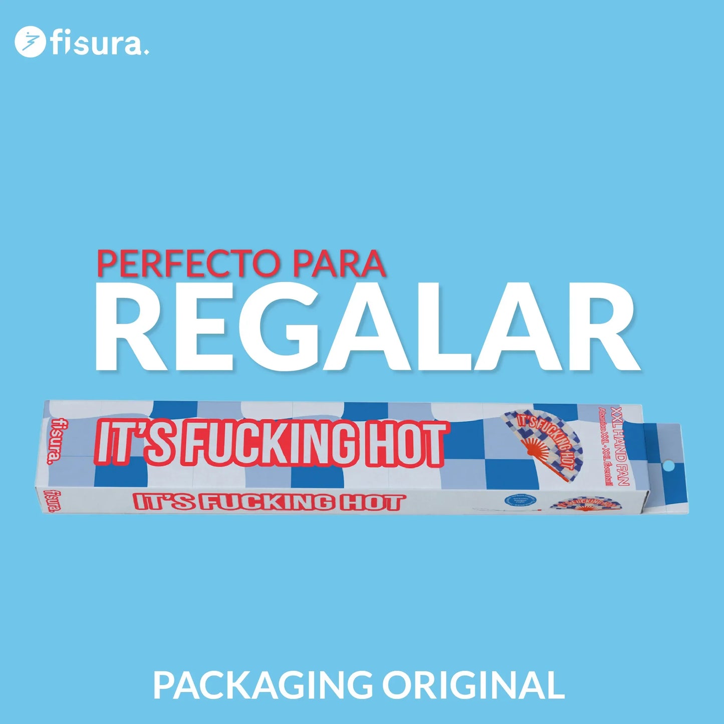Éventail Xxl « It’s fucking hot » – Fisura – vue 6