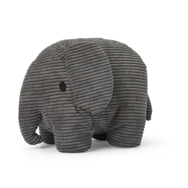 Peluche Éléphant Velours Côtelé