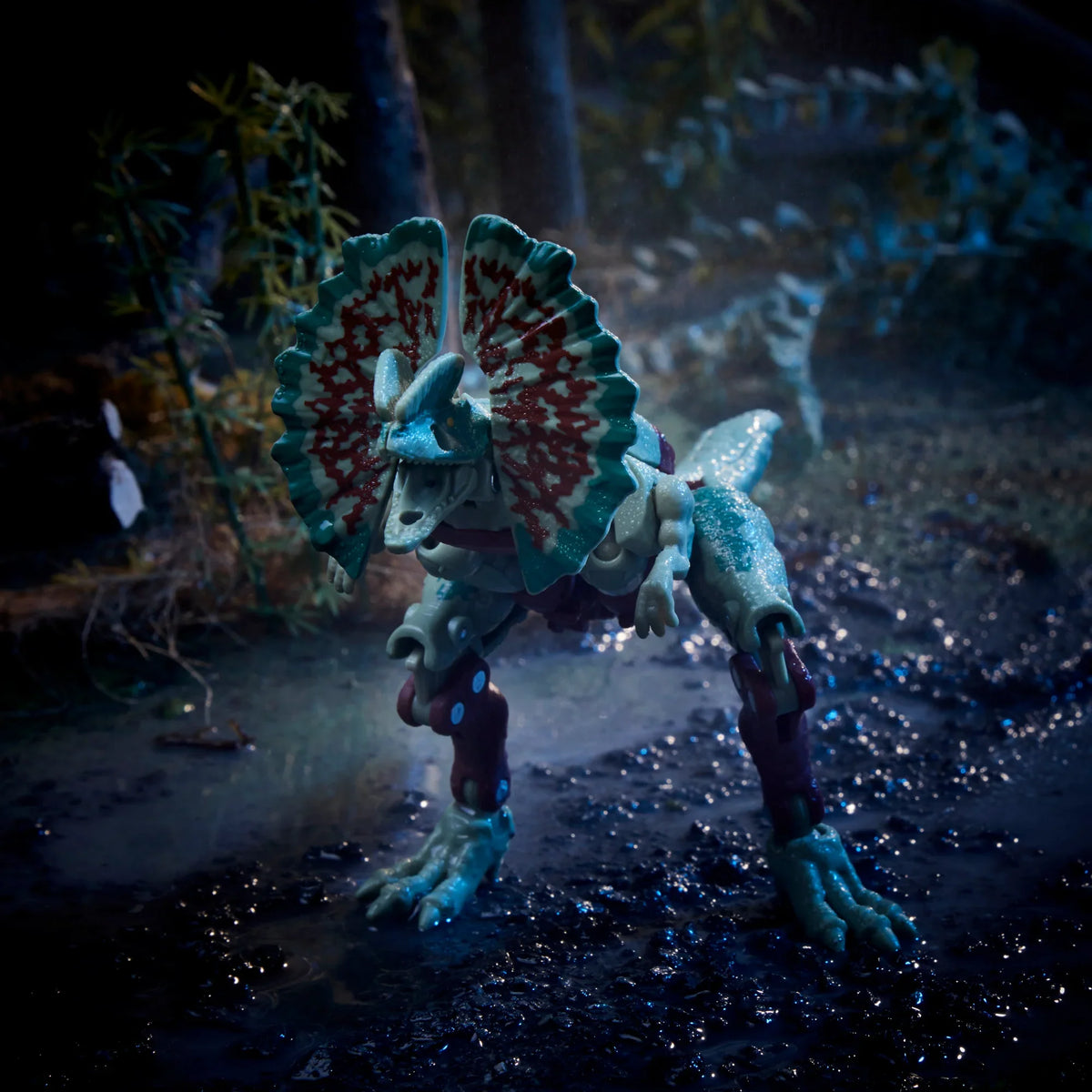 Transformers Collaborative Jurassic Park x Transformers Dilophocon e Autobot JP12