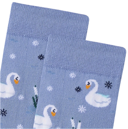 White Swan Socks