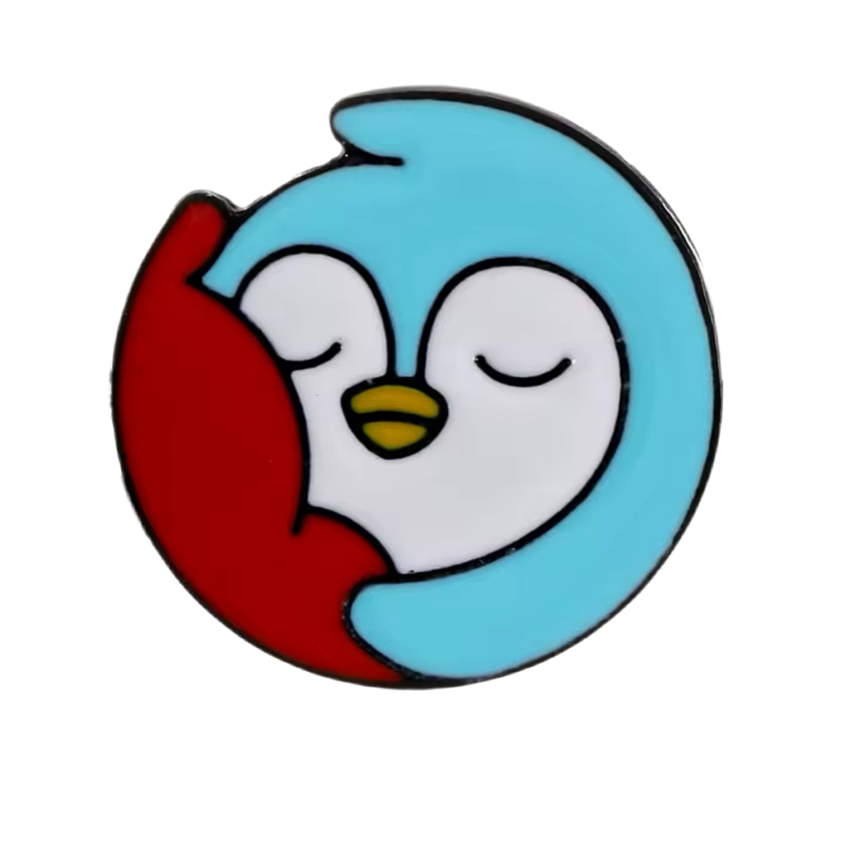 pins pingouin endormi