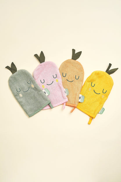 Set de gants de toilette Citron/Poire