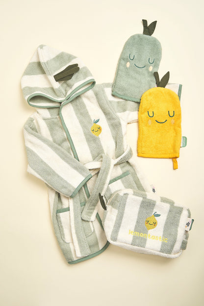 Set de gants de toilette Citron/Poire