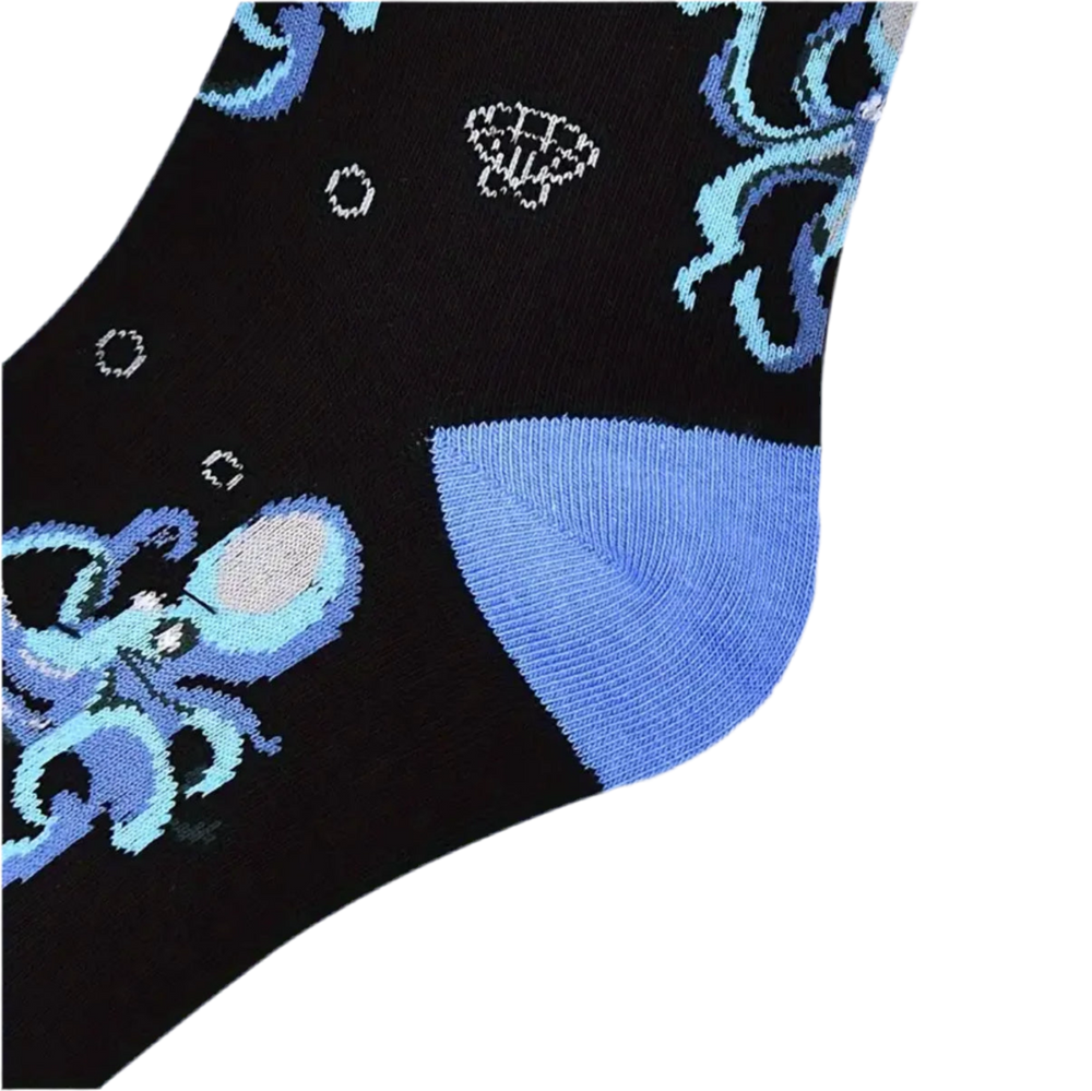 Chaussettes Poulpes Bleus