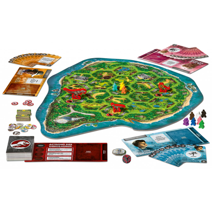 Jurassic Park - Danger 'Versión Francesa' Juego de Mesa