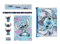STITCH - Aguarela - Conjunto de Papelaria - 7 peças.