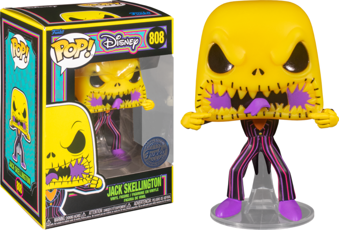 pop jack skellington black light 809