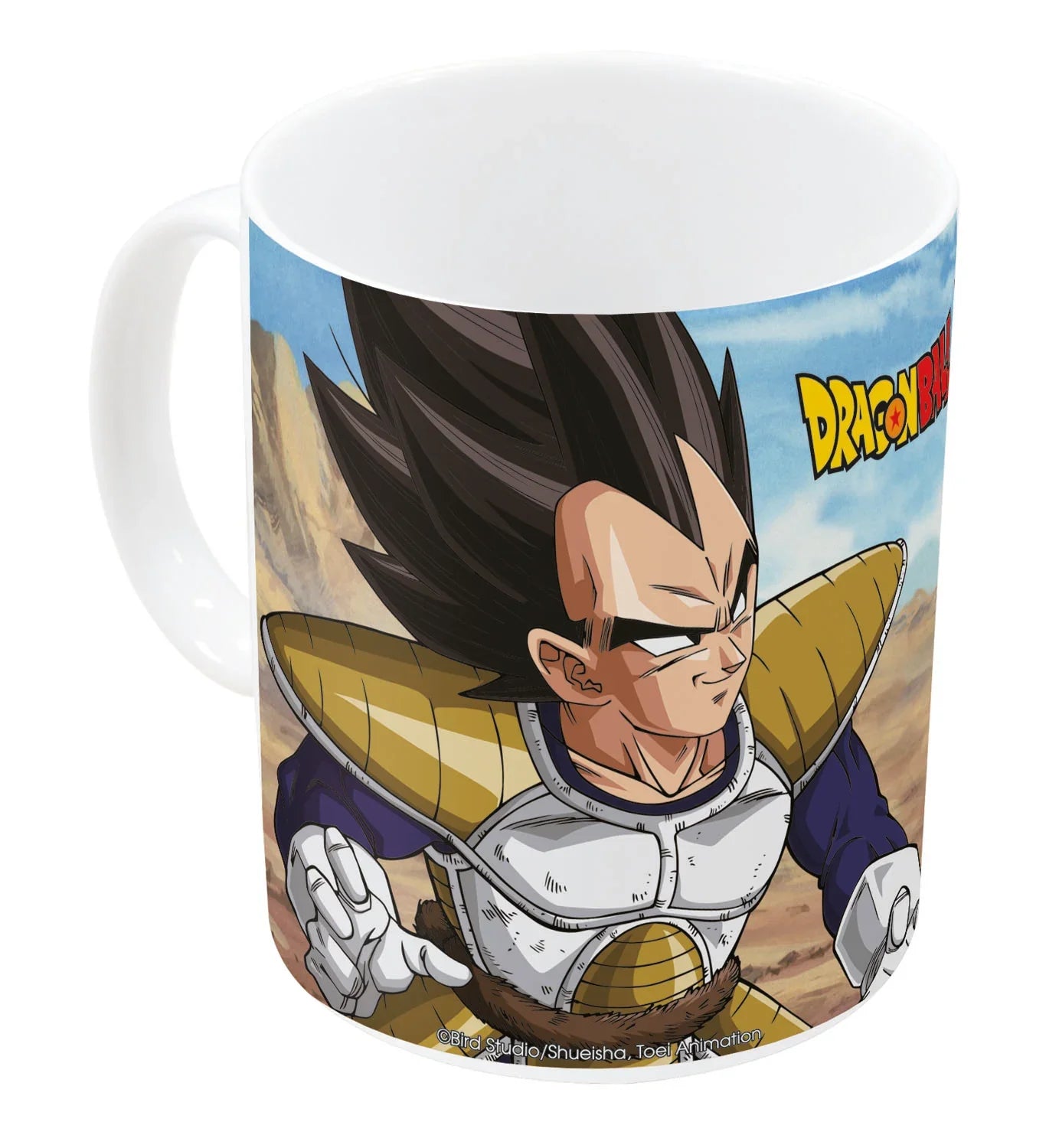 Taza de Dragon Ball Z - Goku contra Vegeta