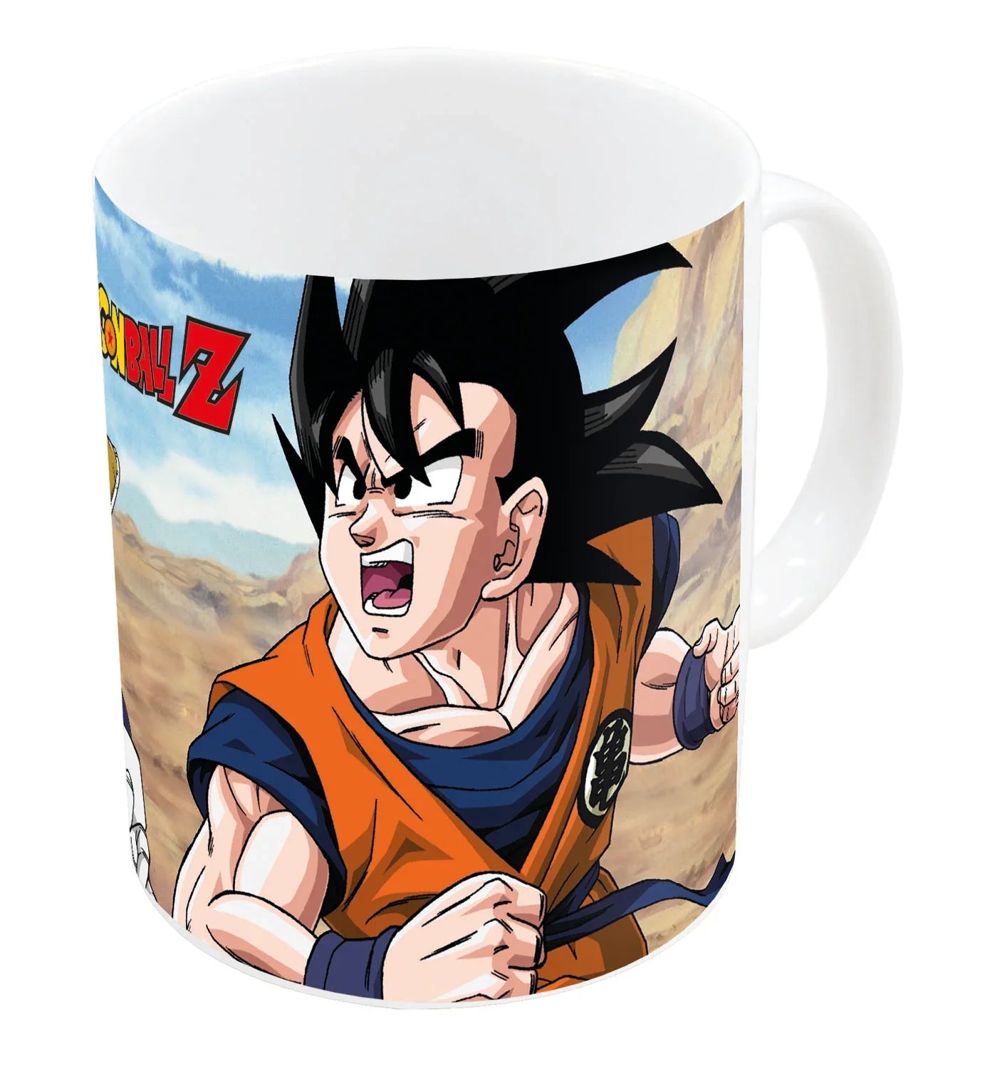 Taza de Dragon Ball Z - Goku contra Vegeta