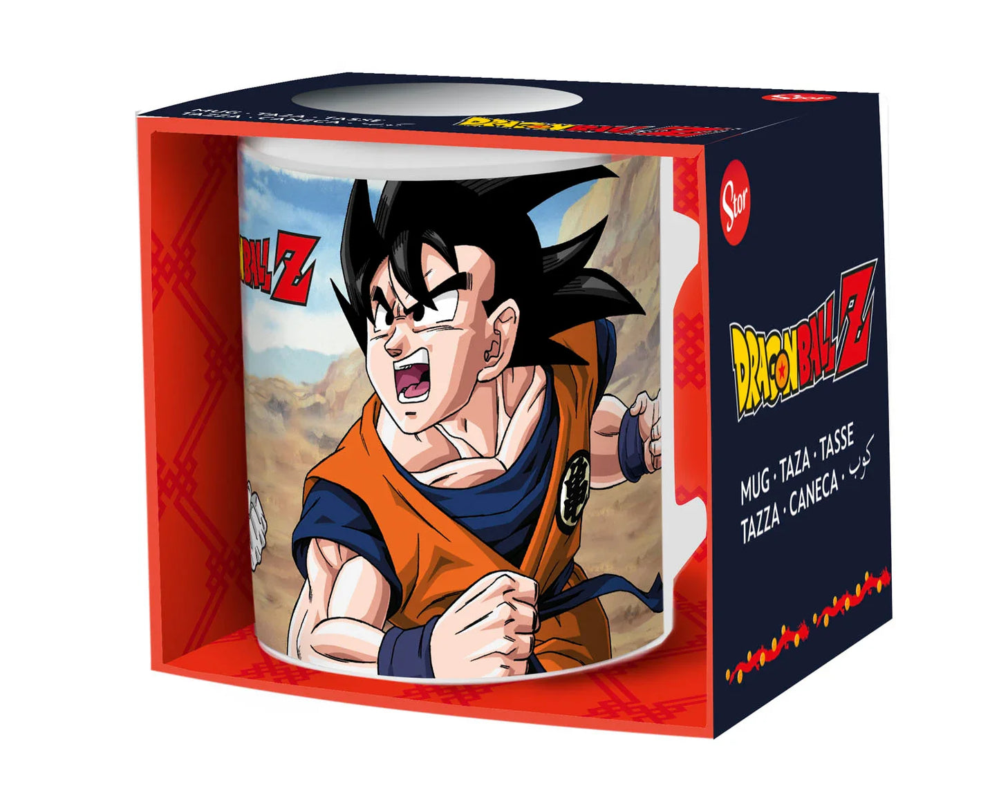 Taza de Dragon Ball Z - Goku contra Vegeta