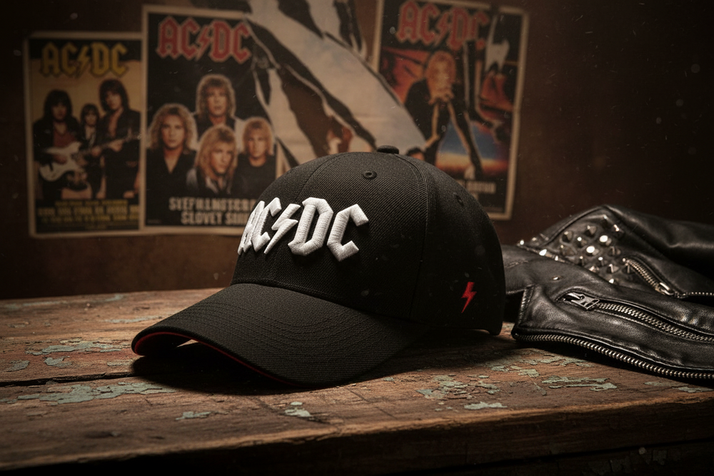 AC/DC - Plug Me In - Cappellino da baseball "Washed"