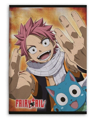Plaid en Polaire FAIRY TAIL - Natsu & Happy