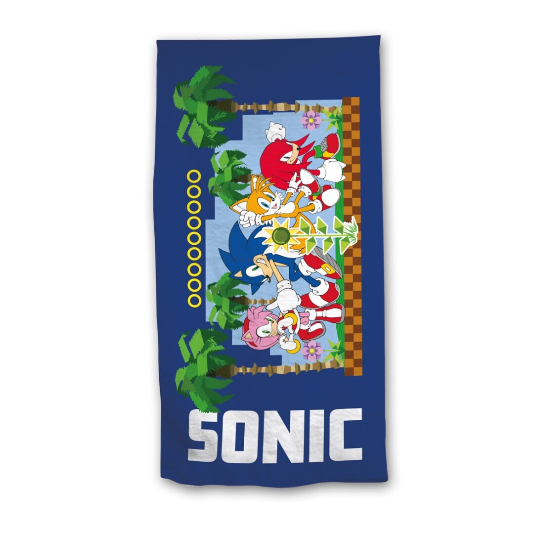 SONIC Serviette de Plage 100% Polyester 70x140cm