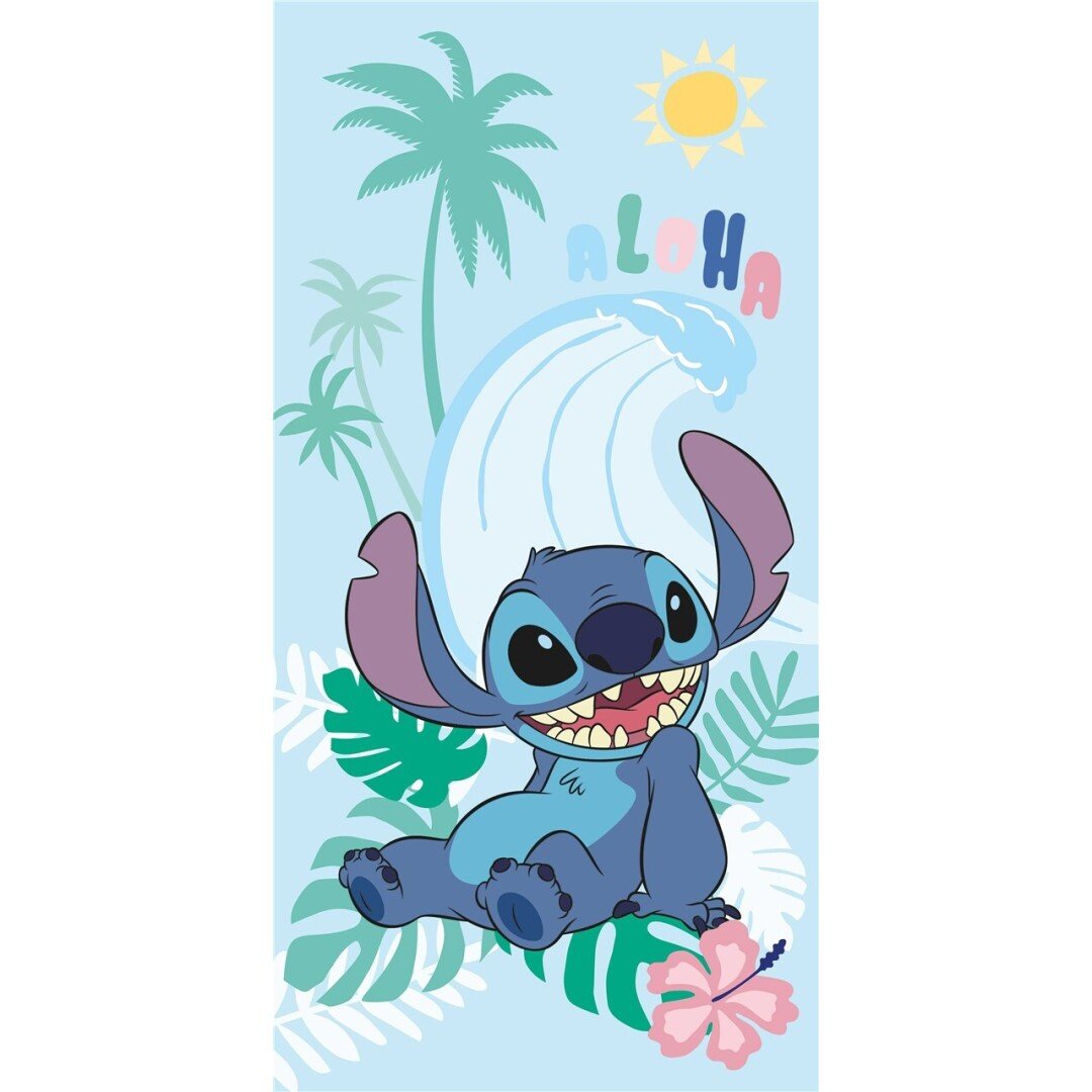 LILO & STITCH Aloha Serviette de Plage 100% Coton 70x140cm