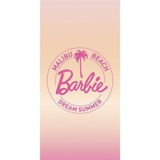 BARBIE Malibu Beach Serviette de Plage 100% Coton 70x140cm