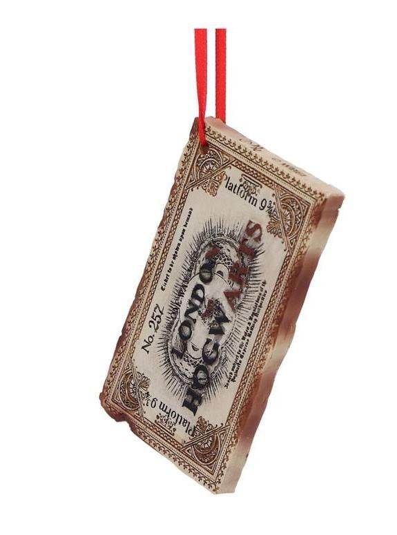 Harry Potter kerstdecoratie - Zweinstein Express-ticket